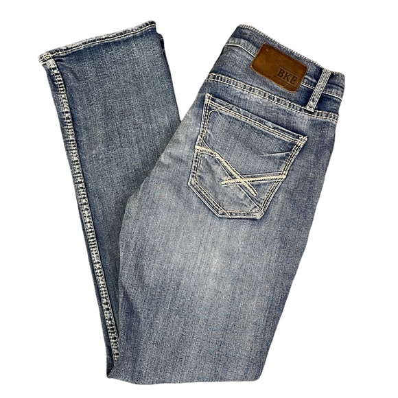 Buckle Bke Jake Straight Leg Jeans Blue 